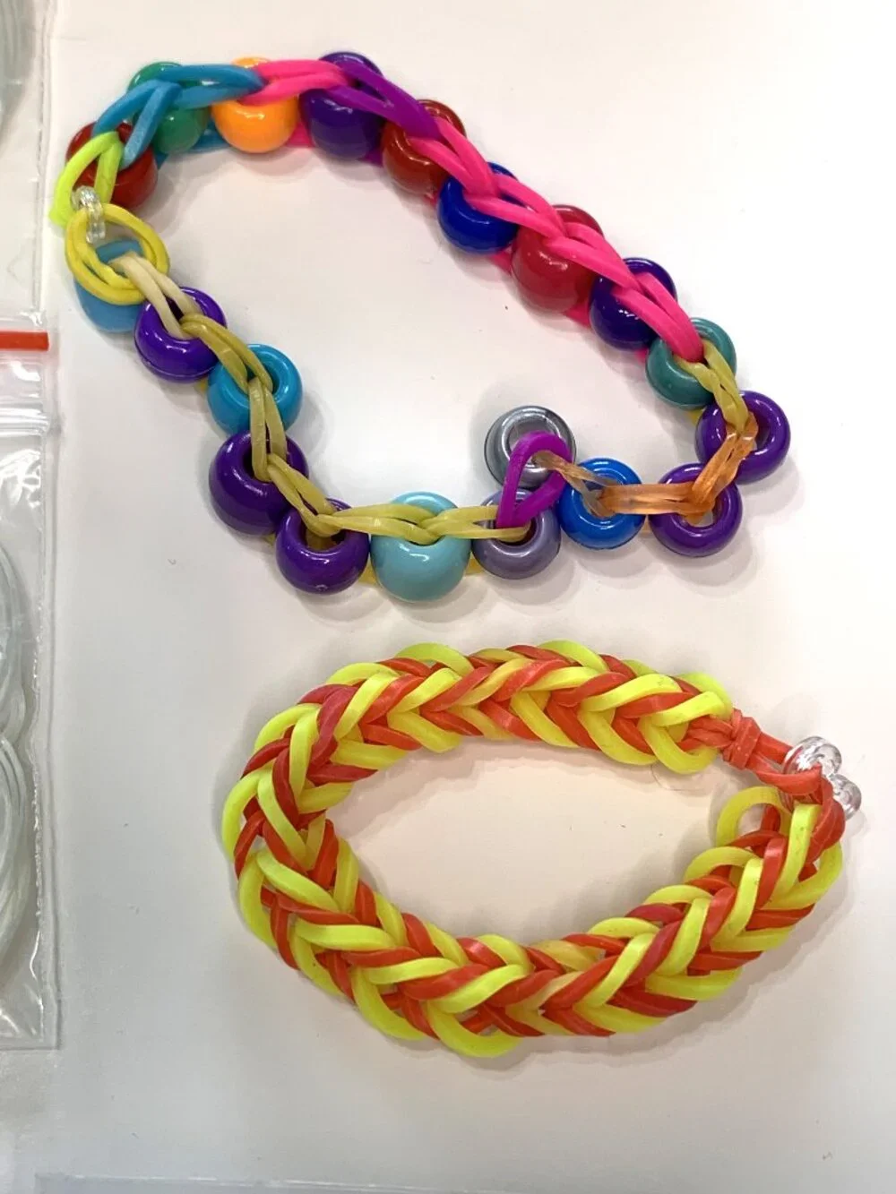 39 Piece Loom Bands Kit Beads Loom Board Charms Hooks Accessories